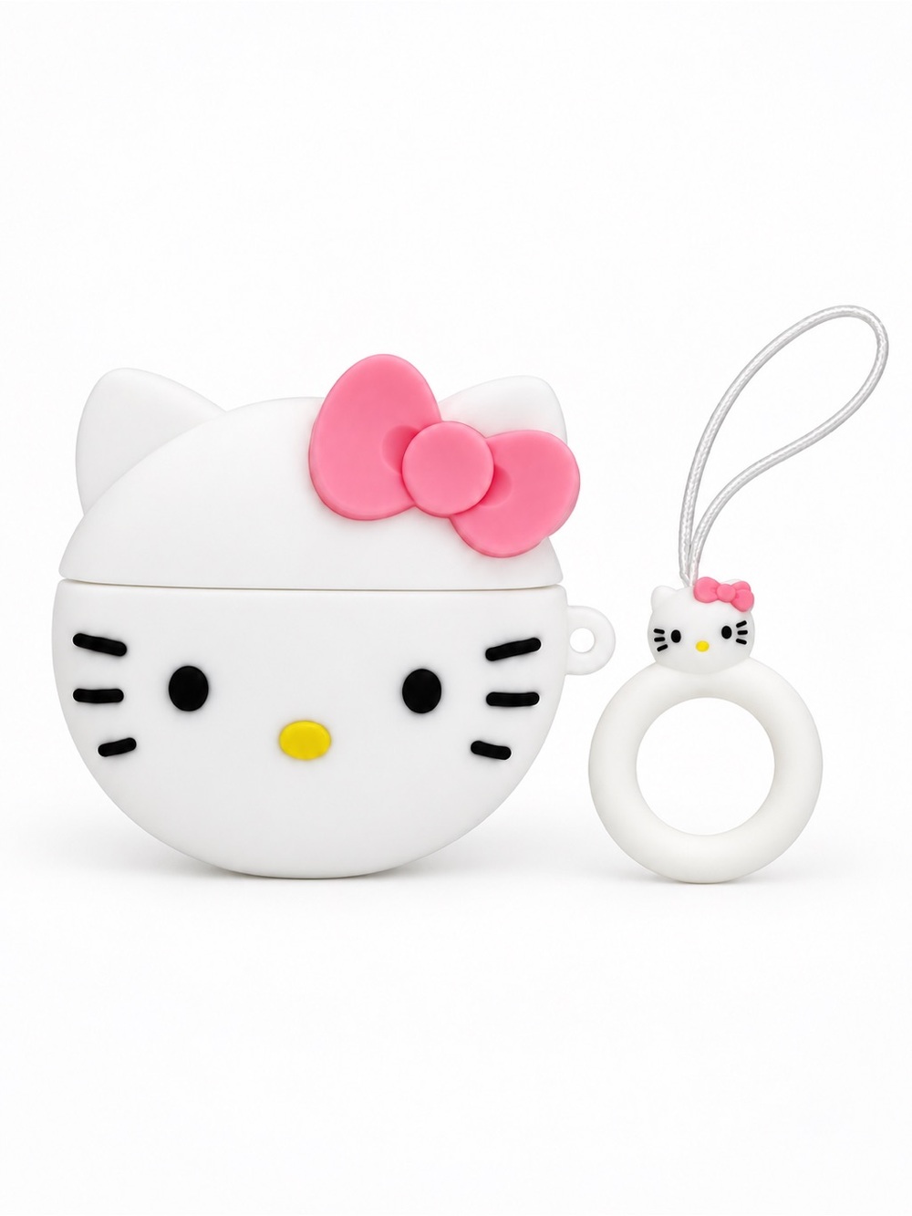 Hello Kitty Style AirPods Pro 3rd Gen Case with Matching Charm